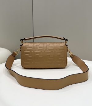 3 fendi print baguette brown for women womens handbags shoulder and crossbody bags 106in27cm ff 8br600 9988