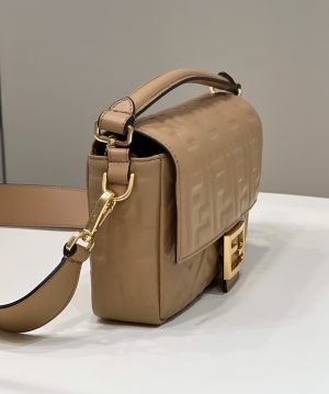 14 fendi print baguette brown for women womens handbags shoulder and crossbody bags 106in27cm ff 8br600 9988