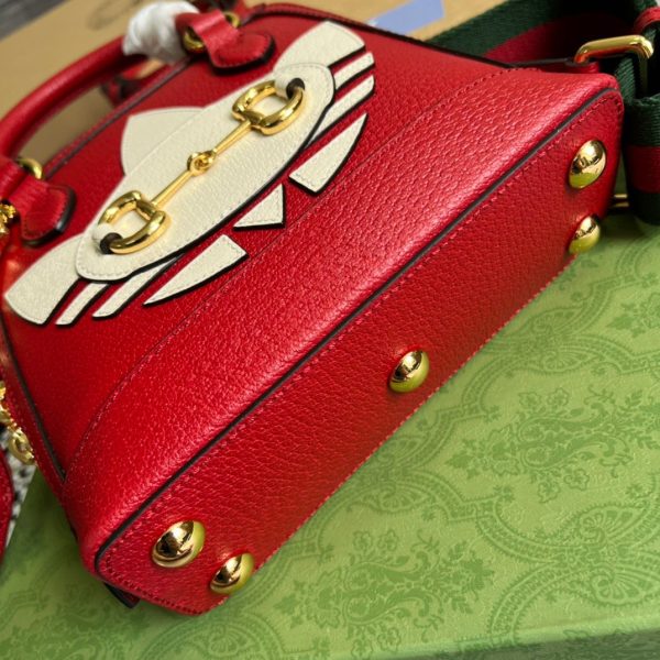 2 gucci x adidas horsebit 1955 mini bag red for women womens bags 79in20cm gg 9988