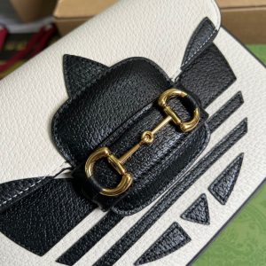 1 gucci x adidas horsebit 1955 mini bag white for women womens bags 81in21cm gg 658574 u3zdg 8727 9988