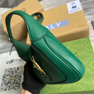 2-Gucci Jackie 1961 Mini Shoulder Bag Green For Women Womens Bags 7.5In19cm Gg   9988