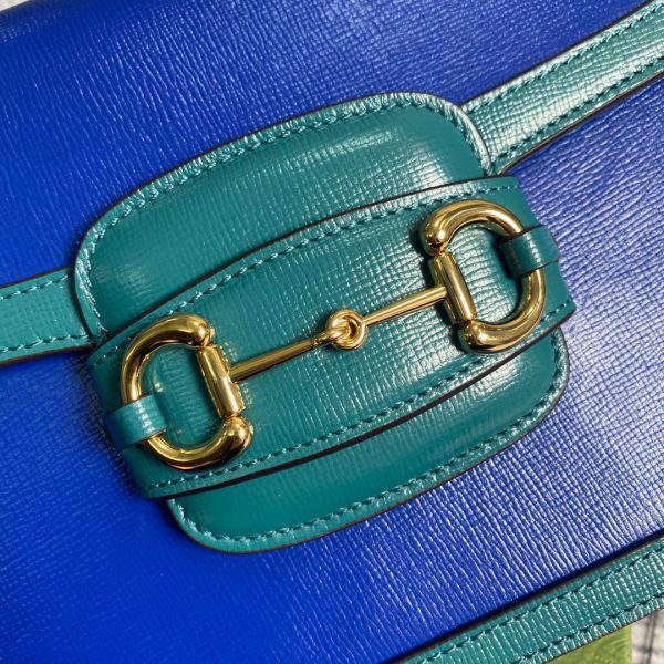 5 gucci horsebit 1955 shoulder bag blue for women womens bags 98in25cm gg 9988