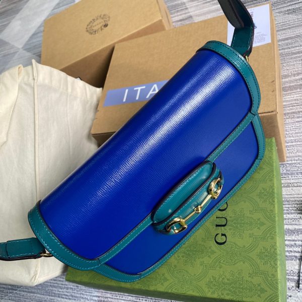 6 gucci horsebit 1955 shoulder bag blue for women womens bags 98in25cm gg 9988