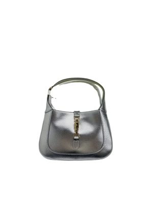 4-Gucci Jackie 1961 Small Shoulder Bag Silver For Women Womens Bags 10.8In28cm Gg   9988