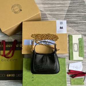 gucci jackie 1961 lizard mini bag black for women womens bags 75in19cm gg 675799 luz0g 1000 9988
