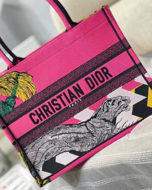 christian dior medium dior book tote pink for women womens handbags 14in36cm cd 9988