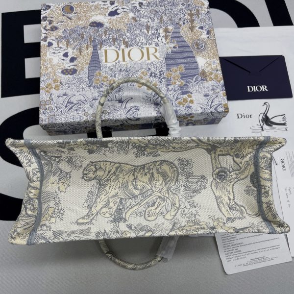 9 christian dior medium dior book tote gray for women womens handbags 14in36cm cd m1296ztdt m932 9988