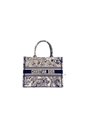 4-Christian Dior Medium Dior Book Tote Blue For Women Womens Handbags 14In36cm Cd M1296ztdt_M808   9988