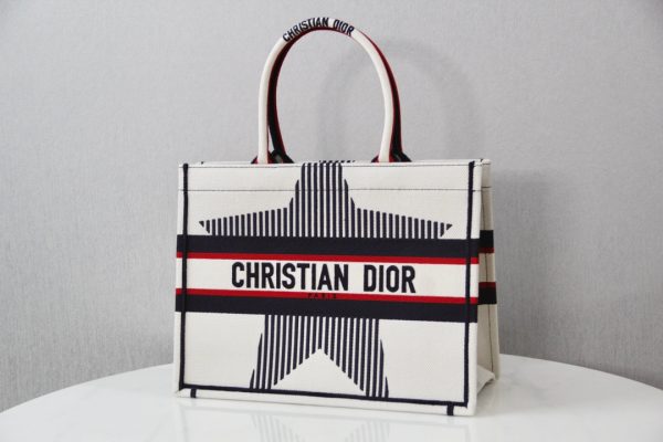 3 christian dior medium dior book tote white for women womens handbags 14in36cm cd 9988 1