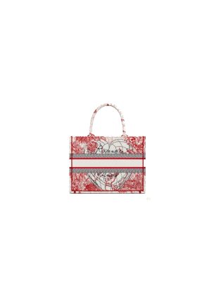4 christian dior medium dior book tote red multicolor for women womens handbags 14in36cm cd 9988