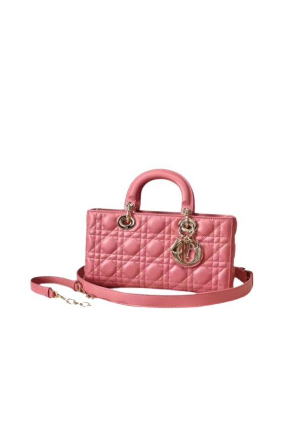 11 christian dior lady djoy bag pink for women womens handbags 26cm cd 9988