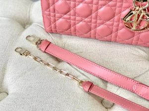 14 christian dior lady djoy bag pink for women womens handbags 26cm cd 9988