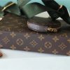 louis vuitton pochette double monogram canvas for women womens bags shoulder and crossbody bags 102in26cm lv 9988