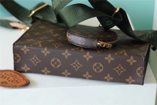 louis vuitton pochette double monogram canvas for women womens bags shoulder and crossbody bags 102in26cm lv 9988