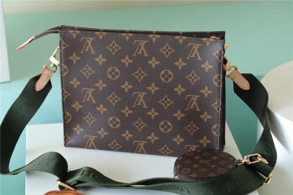 5 louis vuitton pochette double monogram canvas for women womens bags shoulder and crossbody bags 102in26cm lv 9988