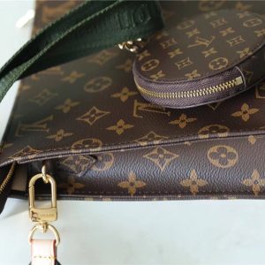 6 louis vuitton pochette double monogram canvas for women womens bags shoulder and crossbody bags 102in26cm lv 9988