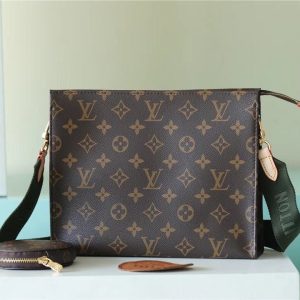 7 louis vuitton pochette double monogram canvas for women womens bags shoulder and crossbody bags 102in26cm lv 9988