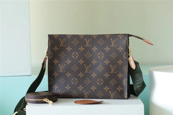 7 louis vuitton pochette double monogram canvas for women womens bags shoulder and crossbody bags 102in26cm lv 9988