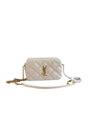 4-Saint Laurent Becky Crossbody Bag White For Women 7In18cm Ysl P00555149   9988