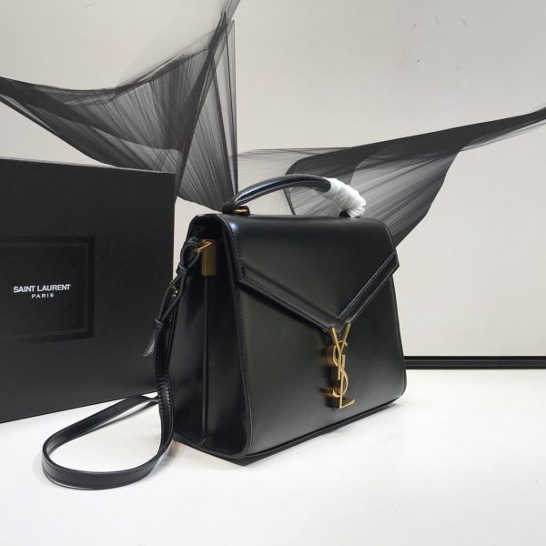 14 saint laurent cassandra medium top handle bag in grain black for women 96in245cm ysl 623931bow0w1000 9988