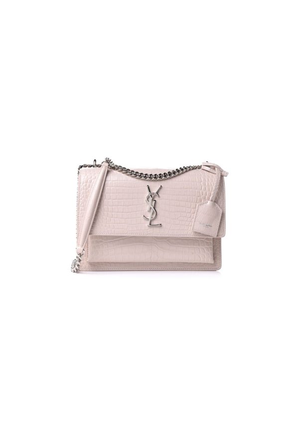 4 saint laurent sunset medium chain bag light pink for women 86in22cm ysl 442906dnd0n1202 9988