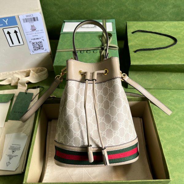 1 gucci ophidia small gg bucket bag white for women womens bags 10in25cm gg 9988