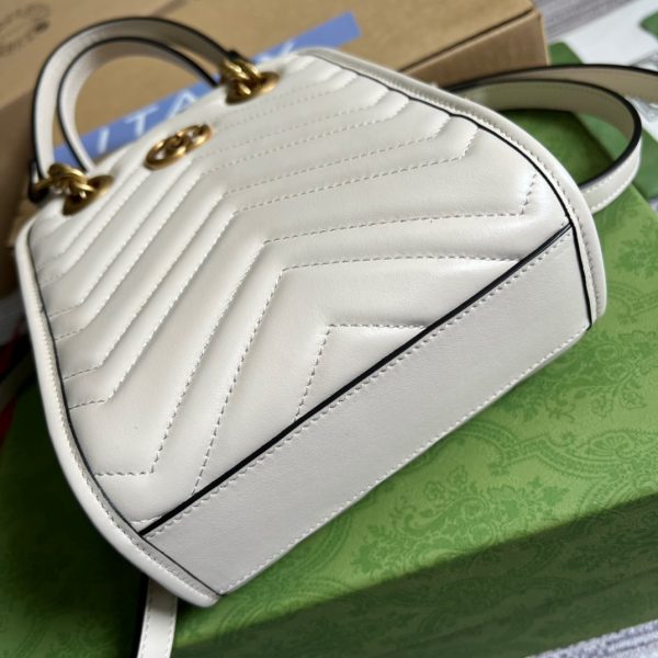 5 gucci marmont matelasse mini bag white for women womens bags 75in19cm gg 696123 dtdht 9022 9988