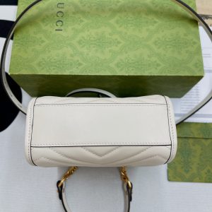 9 gucci marmont matelasse mini bag white for women womens bags 75in19cm gg 696123 dtdht 9022 9988