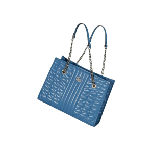 4-Gucci Marmont Medium Matelasse Tote Blue For Women Womens Bags 13.6In34cm Gg 675796 Um8bf 4340   9988
