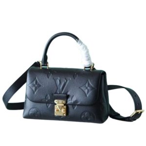 4 louis vuitton madeleine bb monogram empreinte black for women womens handbags shoulder and crossbody bags 94in24cm lv 9988