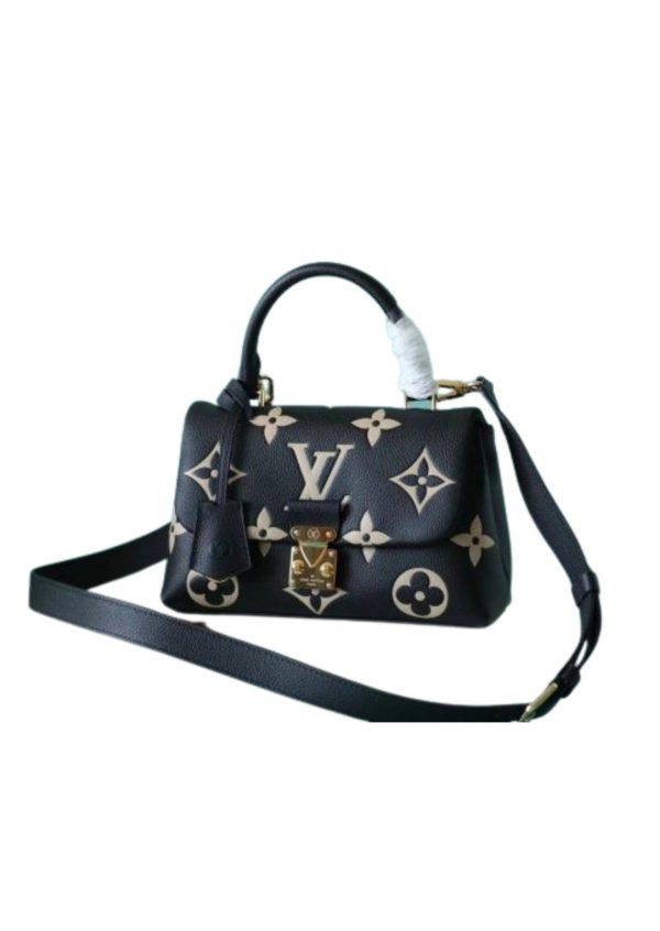 4 louis vuitton madeleine bb monogram empreinte black for women womens handbags shoulder and crossbody bags 94in24cm lv m45978 9988