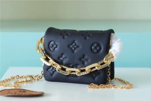 3-Louis Vuitton Beltbag Coussin Monogram Black For Women Womens Handbags Shoulder And Crossbody Bags 5.1In13cm Lv   9988