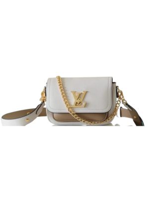 4-Louis Vuitton Lockme Tender White For Women Womens Handbags Shoulder And Crossbody Bags 7.5In19cm Lv   9988