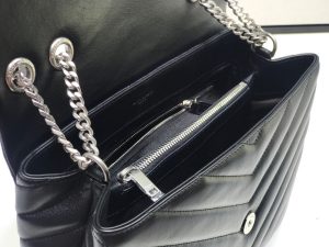 11 saint laurent loulou small chain bag in matelass y black for women 98in23cm ysl 494699dv7261000 9988