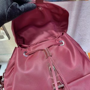 prada renylon medium backpack red for women womens bags 126in32cm 9988