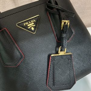 2 prada double saffiano mini bag black for women womens bags 98in25cm 1bg443 2a4a f0lj4 v xoo 9988