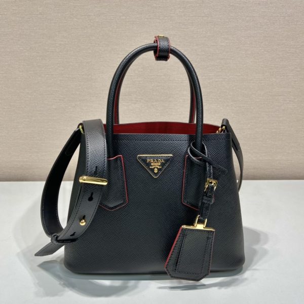 5 prada double saffiano mini bag black for women womens bags 98in25cm 1bg443 2a4a f0lj4 v xoo 9988