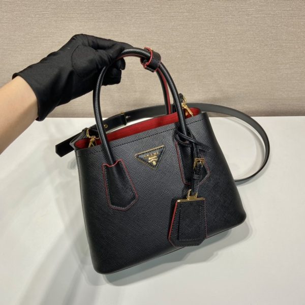 6 prada double saffiano mini bag black for women womens bags 98in25cm 1bg443 2a4a f0lj4 v xoo 9988