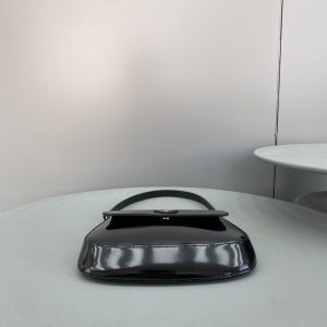 3 prada cleo brushed shoulder bag with flap black for women womens bags 86in22cm 1bd311 zo6 f0002 v ooo 9988