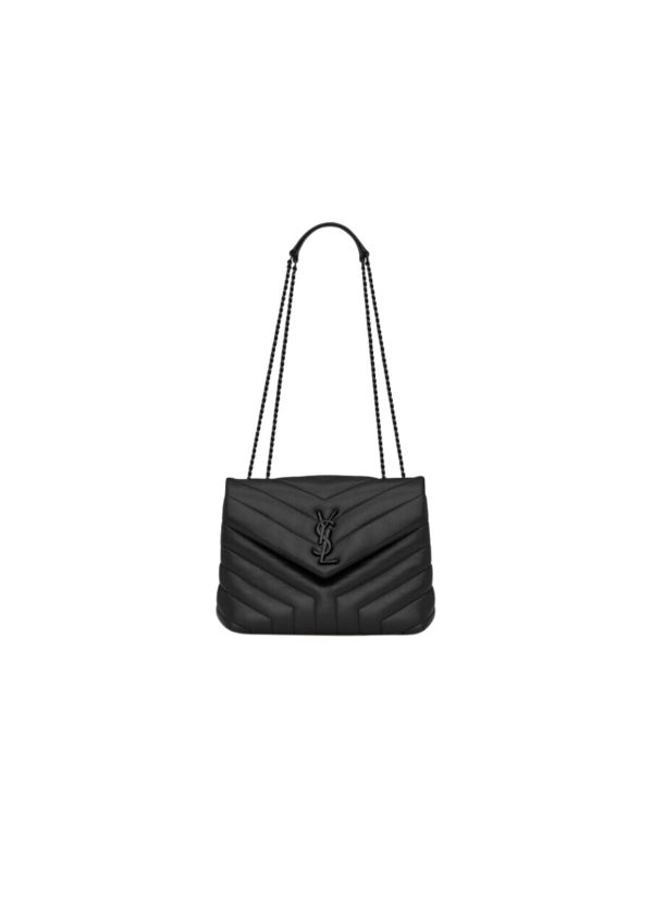 4 saint laurent loulou small chain bag in matelass y black for women 98in23cm ysl 494699dv7281000 9988