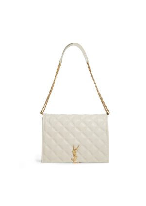 4-Saint Laurent Becky Small Shoulder Bag White For Women 10.5In27cm Ysl   9988