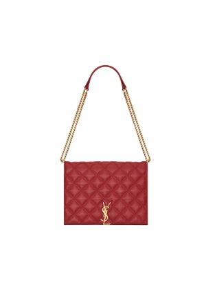 11 saint laurent becky small shoulder bag red for women 105in27cm ysl 9988
