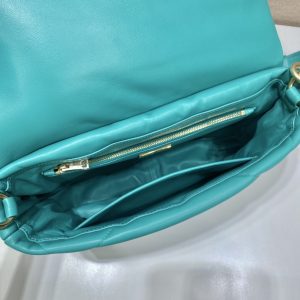 1 prada system nappa patchwork shoulder bag jade green for women womens bags 75in19cm 9988