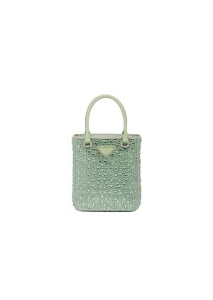 4 prada Small small satin tote bag with crystals gold for women womens bags 69in18cm 1ba331 2awl f068x v ooo 9988