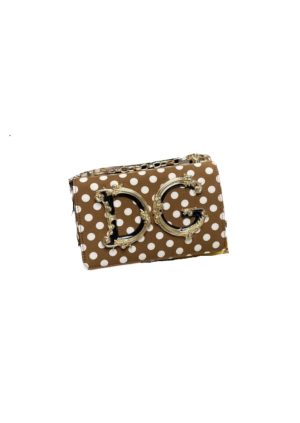 4-Dolce  Gabbana Dg Girls Crossbody Bag With Polka Dots Brown For Women 8.3In21cm Dg   9988
