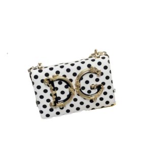 4 dolce gabbana dg girls crossbody bag with polka dots white for women 83in21cm dg 9988