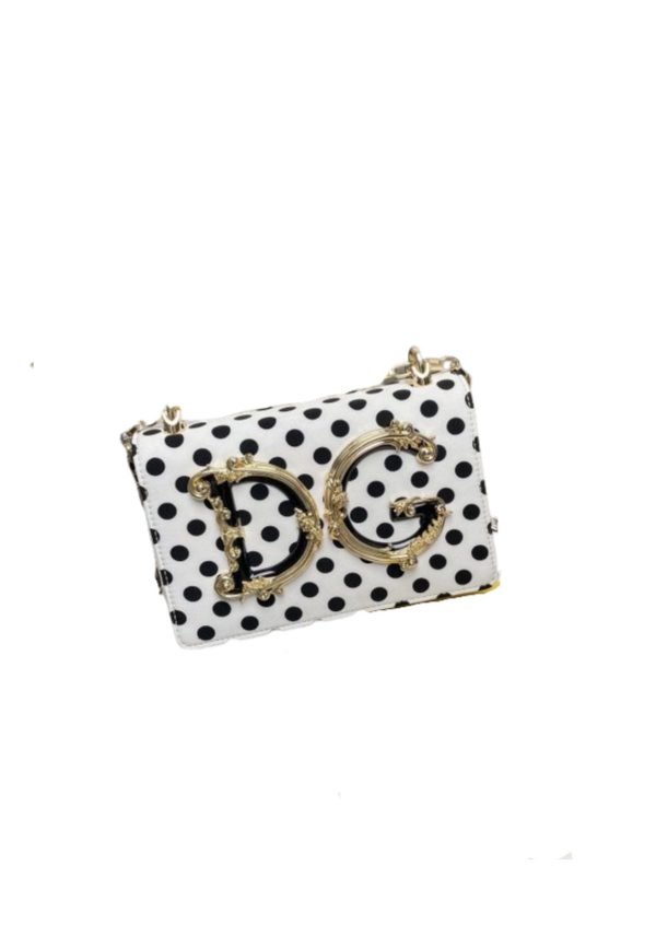 4 dolce gabbana dg girls crossbody bag with polka dots white for women 83in21cm dg 9988