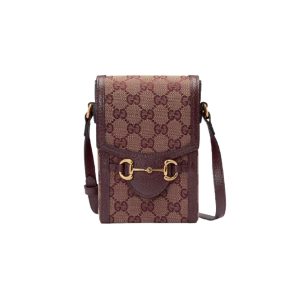 4 gucci horsebit 1955 mini bag beige and burgundy gg supreme canvas for women 67in17cm gg 625615f6b3g9865 9988