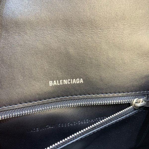 3 balenciaga hourglass small handbag in grey for women womens bags 9in23cm 9988