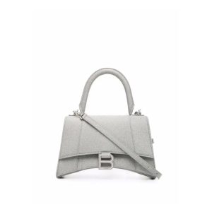 4 balenciaga hourglass small handbag in grey for women womens bags 9in23cm 9988
